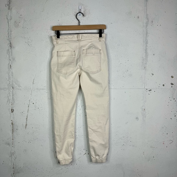 Veronica Beard Utility Cardiff Cargo Denim Pants Tapered Ankle 4 - Picture 6 of 10